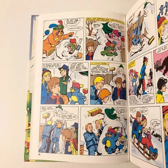 Vtg 1987 Popples Annual Marvel Book  Etta Saunders - Picture 11 of 16